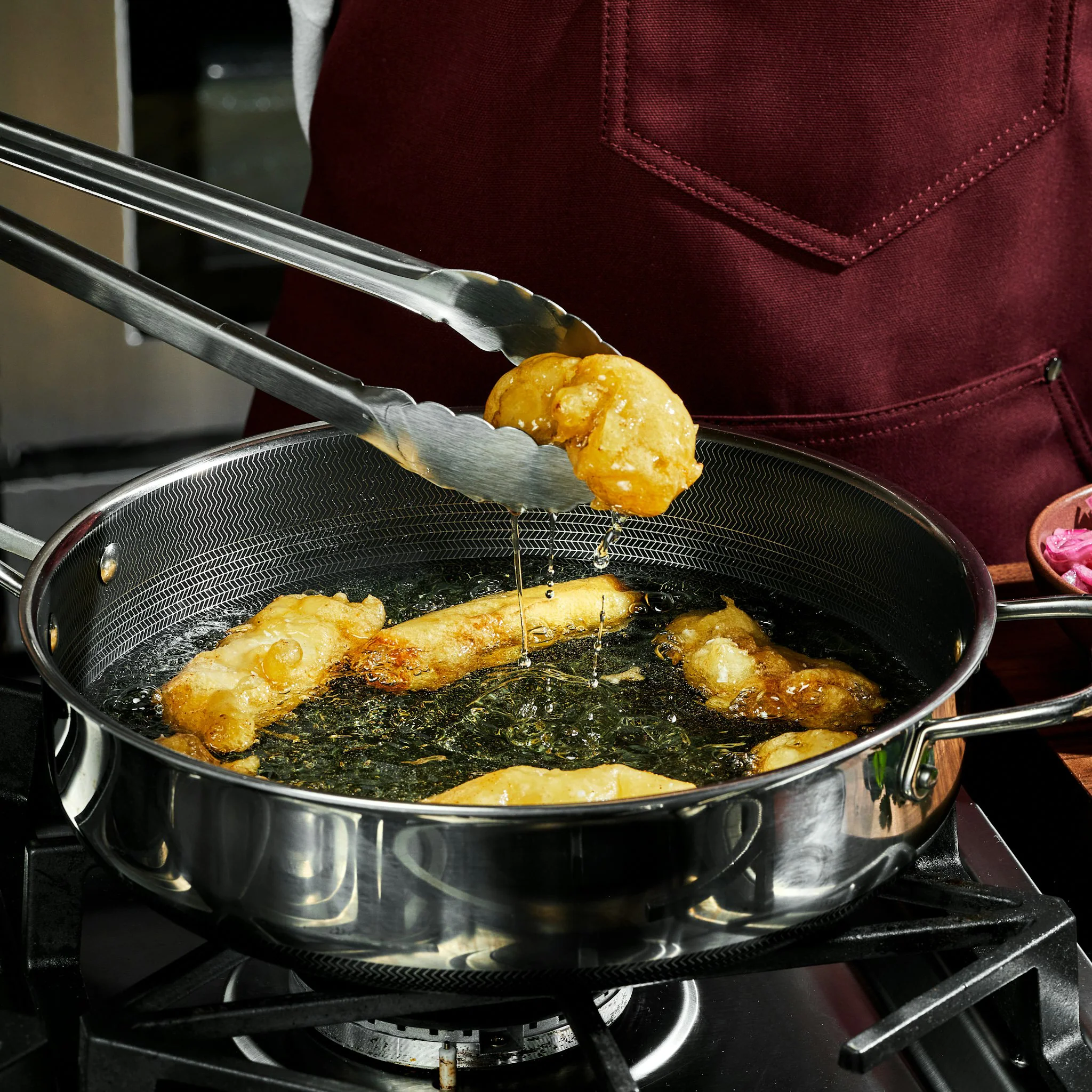Hybrid Deep Sauté Pan with Lid, 3.3-Qt - Image 6
