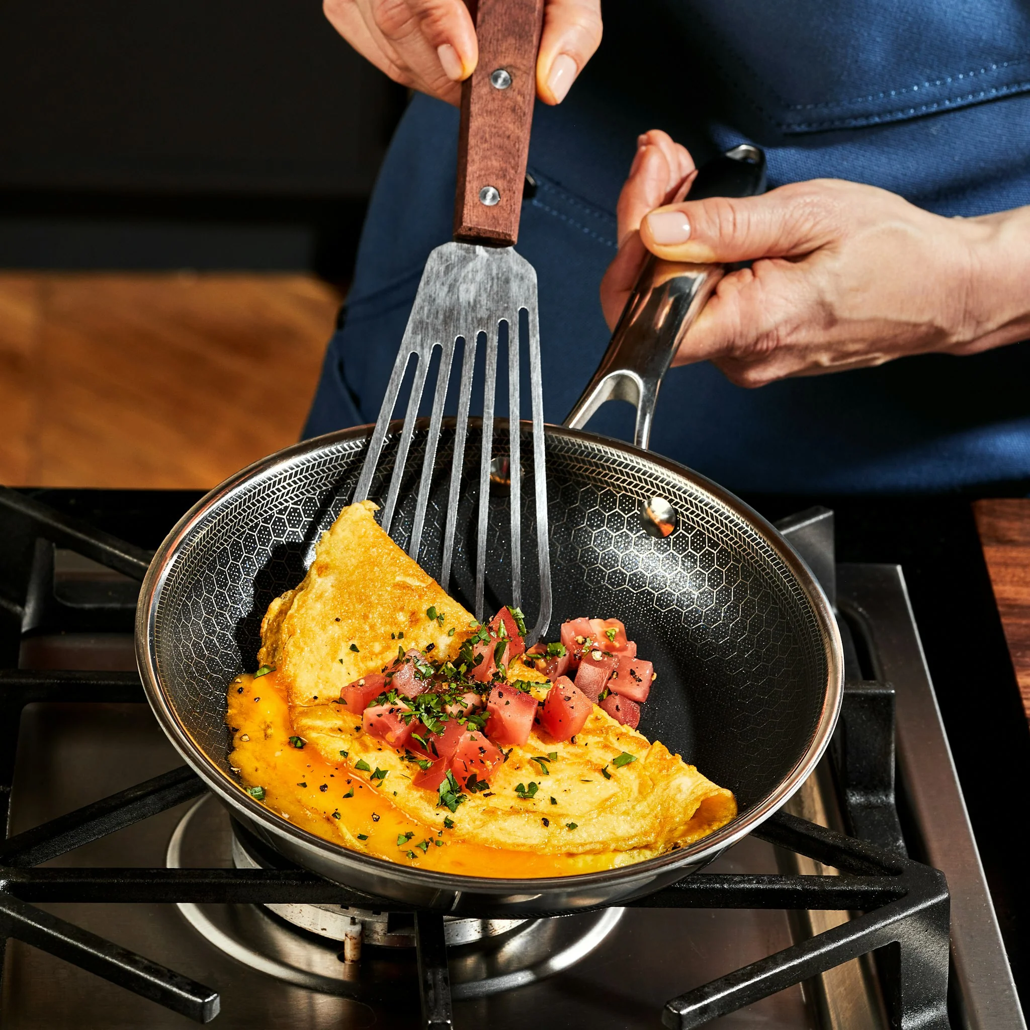 Hybrid Fry Pan Set With Lids, 6-pc - Image 7