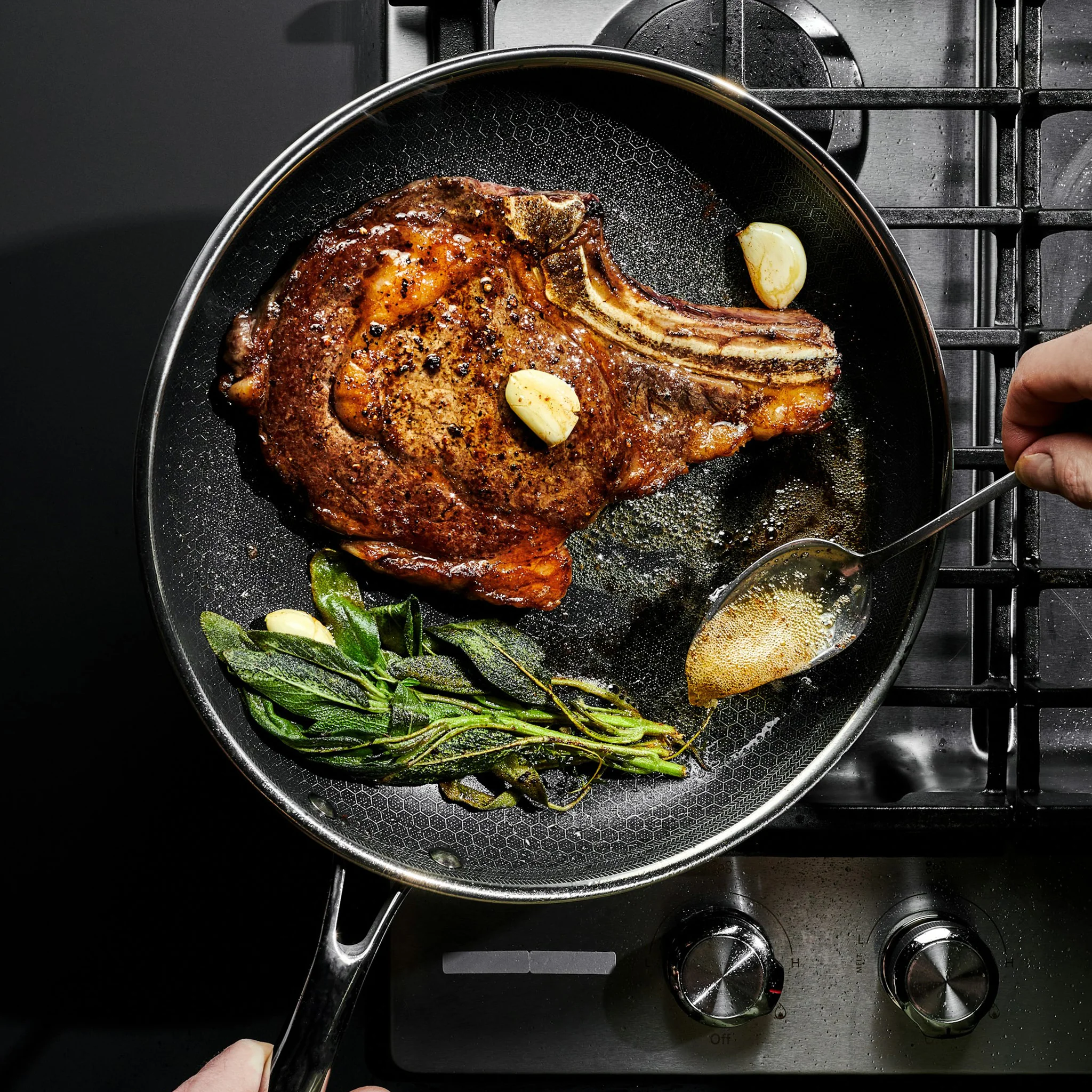 Hybrid Fry Pan Set with Lids, 6-pc - Image 5